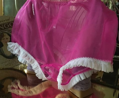 Vintage Sheer Nylon Panties Sissy Burlesque Sissy Reenactment Etsy