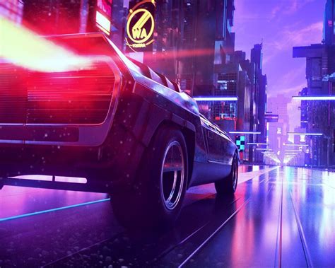 1280x1024 Retrowave Car 1280x1024 Resolution Hd 4k Wallpapers Images