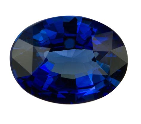 Natural Dark Blue Sapphire Oval Cut Mm X Mm Gem Gemstone Ebay