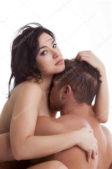 Studio Shot Of Sexy Nude Lovers Hugging At Camera Stock Photo Image By Wisky