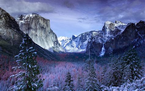 Wallpapers Hd Winter At Yosemite Valley