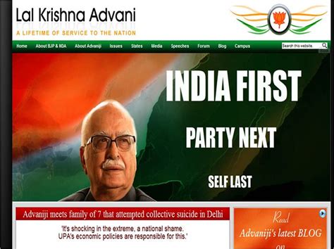 Lal krishna advani is a tall man, both literally and figuratively. Lal_Krishna_Advani_Website | Explore Gauravonomics' photos ...