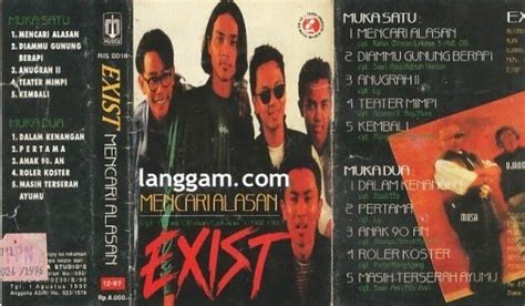 Ooo em am sebagai kekasihmu b em layak aku bertanya am sekuat mana cintamu c b em adakah insan lain dihatimu. Lagulakalaka: Exist - Mencari Alasan