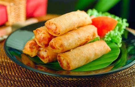 Lumpia ayam udang cincang dengan kulit kembang tahu. Resep Lumpia Goreng Isi Tahu Udang Sederhana Dan Renyah