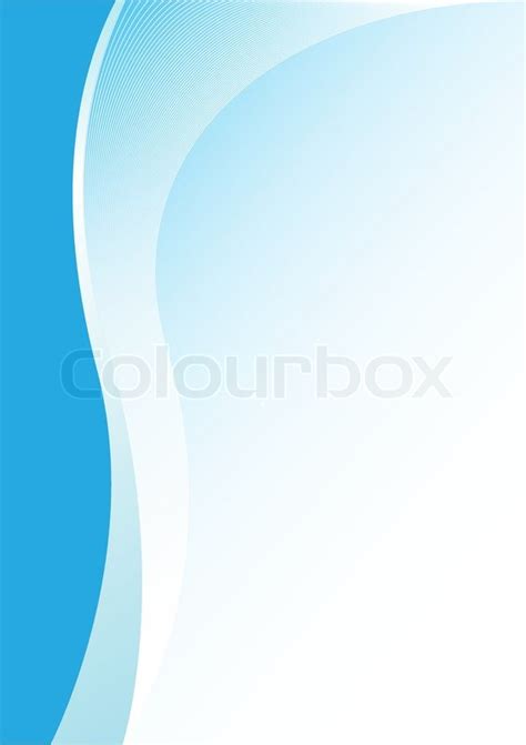 Simple Abstract Blue Vertical Background For Design Stock Vector
