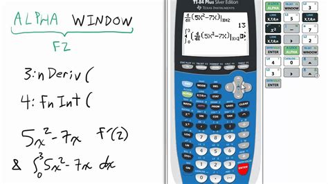 Calculate derivatives and get step by step explanation for each solution. Shortcut Derivatives & Integrals TI 84 Calculator - YouTube