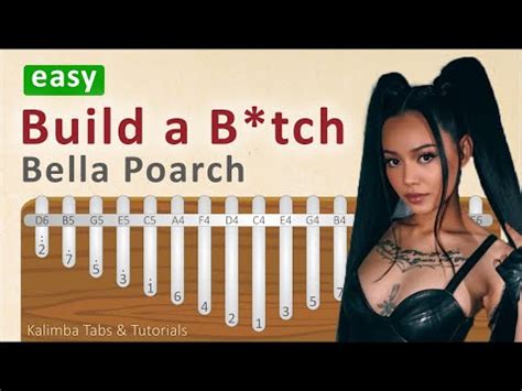 Bella Poarch Build A B Tch Kalimba Tabs Tutorials YouTube