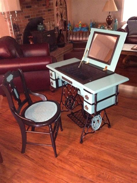 Sewing maching free motion embroidery painting embroidery embroidery thread treadle sewing machines freehand machine embroidery sketches tutorial beaded embroidery. Hometalk | Repurposed Antique Sewing Machine