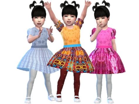 T55 Toddler Dress 11 By Trudieopp At Tsr Sims 4 Updates
