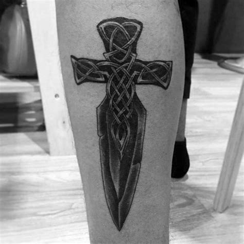 The designs have deep religious connotations. 100 Celtic Cross Tattoos For Men - Ancient Symbol Design Ideas