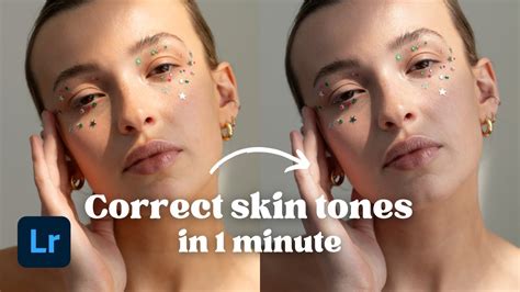 How To Correct Skin Tones In Lightroom In 1 Minute Lightroom Tutorial