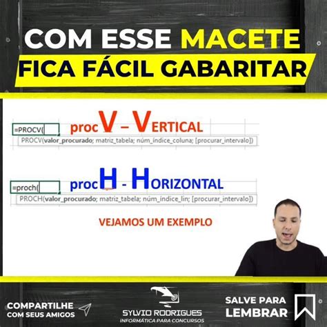 Professor Sylvio Rodrigues On Instagram Macete Excel Fun Es