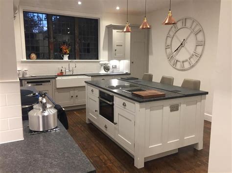 With plenty storage held within the double larders either side of the fridge freezer we kept this kitchen wall unit free giving our client chance to show of that beautiful. Pin on Cyril