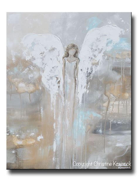 Special Release Giclee Print Abstract Angel Painting Guardian Angel