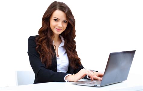 Laptop clipart working woman, Laptop working woman Transparent FREE for download on ...