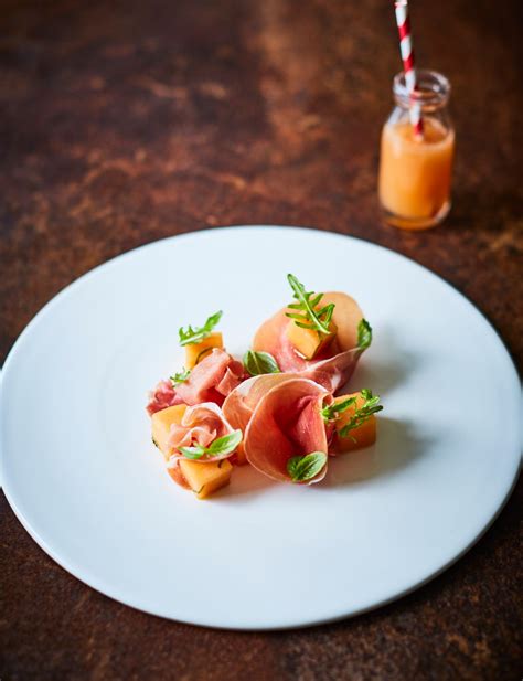 Serrano Ham And Basil Infused Melon Recipe Sainsbury S Magazine