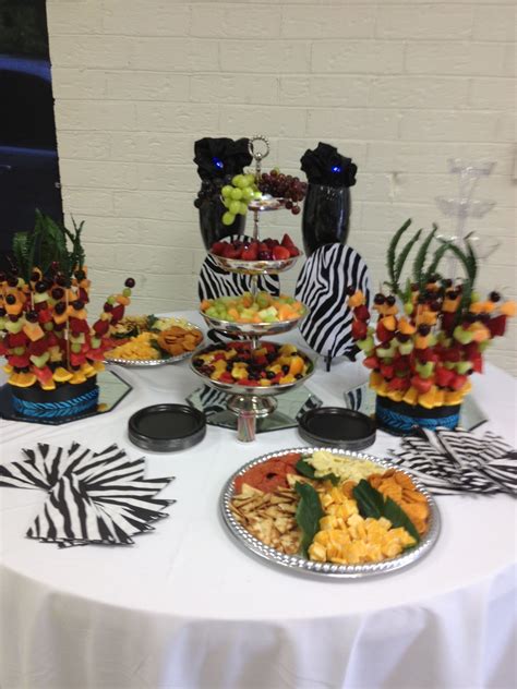 Fruit Display Fruit Display Zebra Party Fruit Displays