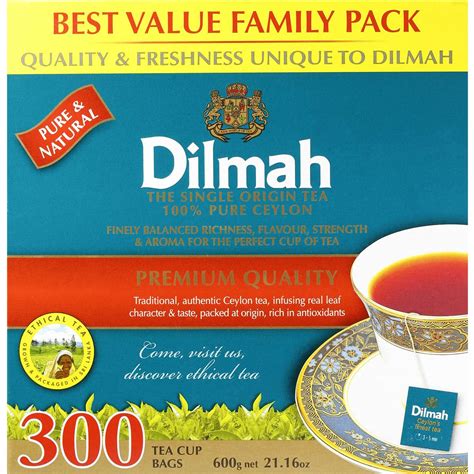For something a little different, add a dash of vanilla essence. Dilmah Tea Bags 300pk 600g | Woolworths