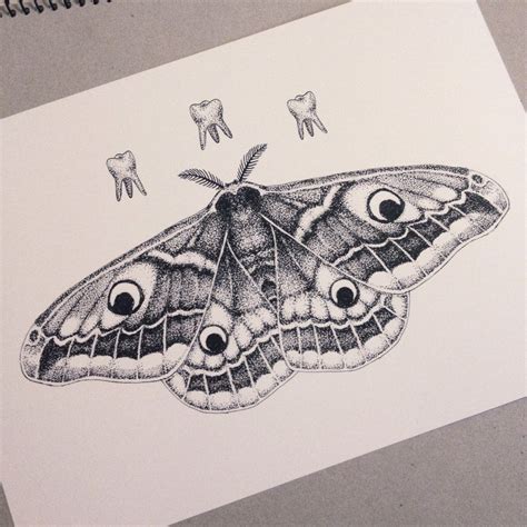 Moth Tattoo Moth Tattoo Design Moth Tattoo Insect Tattoo