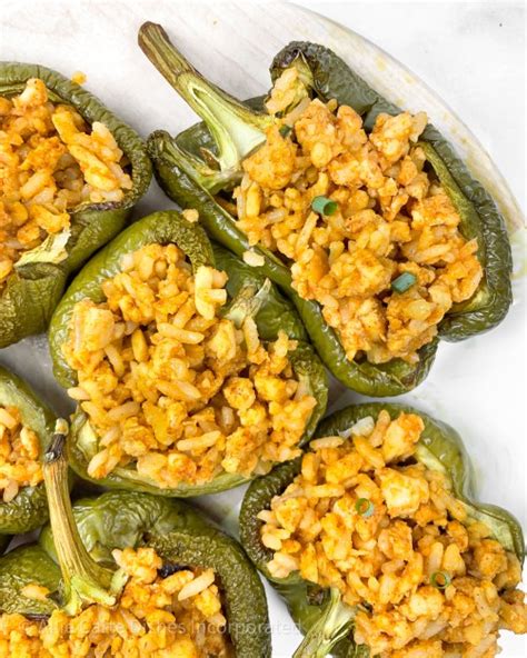 Asian Stuffed Peppers Allie Carte Dishes