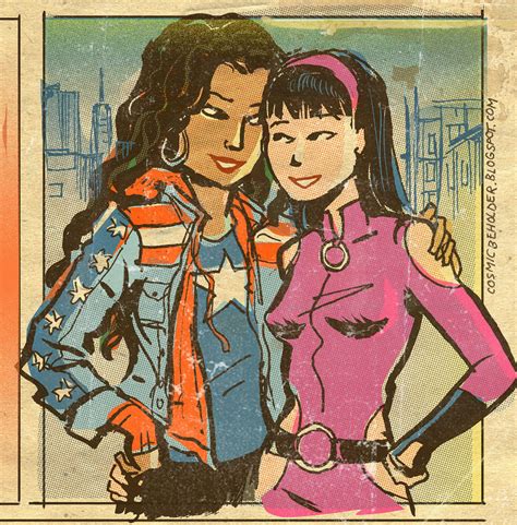 America Chavez And Kate Bishop By Thecosmicbeholder On Deviantart