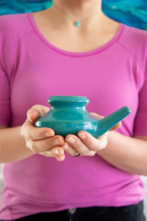 How And Why To Neti Pot Plus Diy Neti Pot Solution Recipe Wholefully