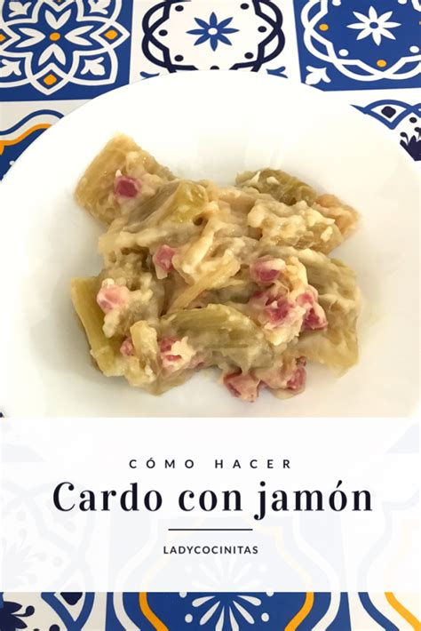 Es una planta perenne y vivaz con raíz tuberosa. Cardo con jamón - ladycocinitas