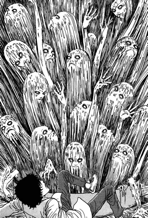 Junji Ito Art Creepy Art Horror Art Manga Artist