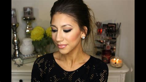 The whole base is dewy and luminous with not much contouring or bronzing, but the focus is on eyes, lips and pink flushed cheeks. Classy Wedding Guest Makeup Tutorial ! - YouTube