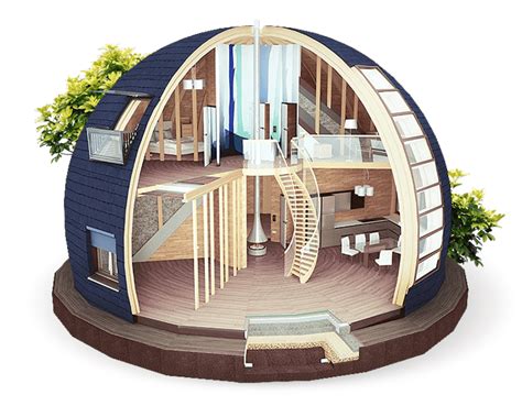 The flooring is constructed out of scrap walnut plank flooring. Sky dome homes from Russia | Geodesic dome homes, Eco ...