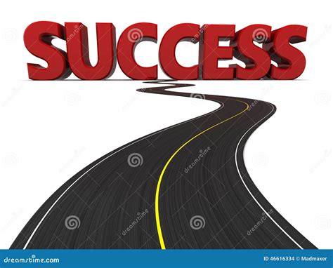 Road To Success Stock Illustration Illustration Of Coming 46616334
