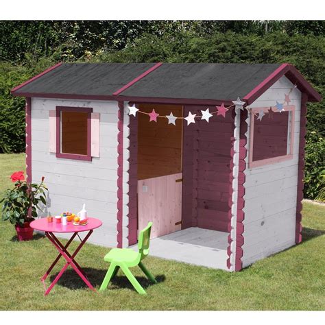 Maisonnette enfant bois Lison - Gamm Vert