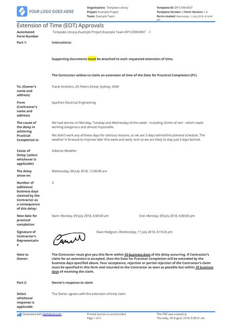 The design we develop for your house extension or house renovation will be designed with your particular budget in mind. Sample letter of extension of time for construction (EOT letter)