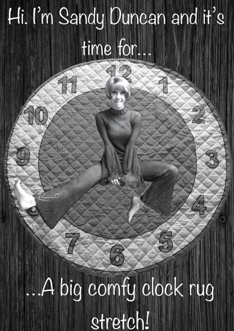 Sandy Duncan S Big Comfy Couch Clock Rug By Artismspeaks On Deviantart