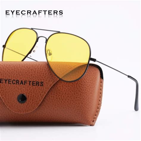 Eyecrafters New Night Vision Sunglasses Men Brand Designer Fashion Polarized Night Driving