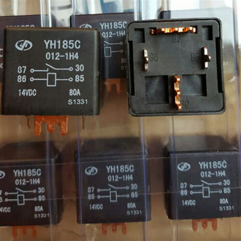 Yh185c 012 1h4 Automotive Relay 12vdc 80a 4 Prongs Ebay