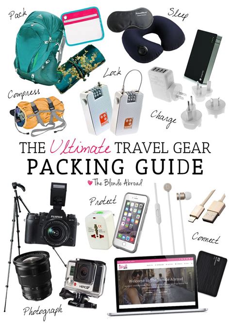 The Ultimate Travel Gear Packing Guide Includes Everything You Need To