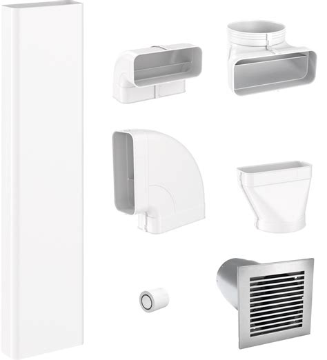 Miele Dfks A 1 Flat Ducting Set For Extraction Mode Incl Wall Vent