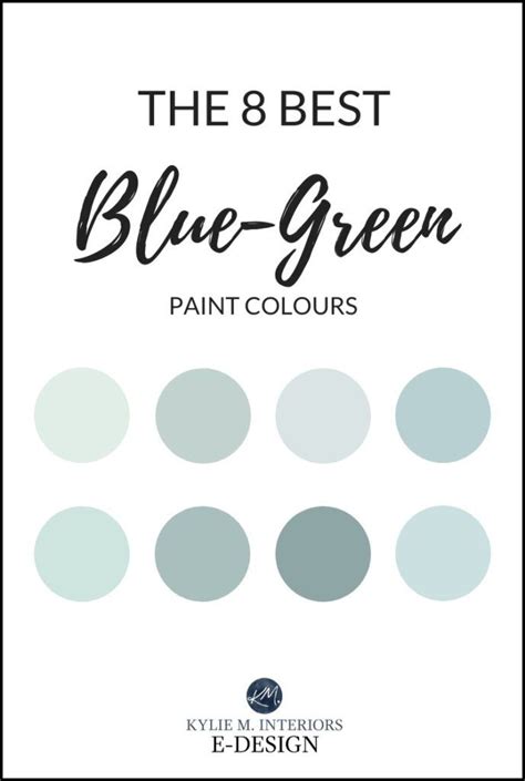 It's not too deep of a shade, which makes it a versatile background color for any style preference. The 8 Best Blue and Green Blend Paint Colours: Benjamin ...
