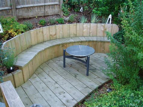 Maybe you would like to learn more about one of these? sleepers retaining wall + seatings | Built in garden ...