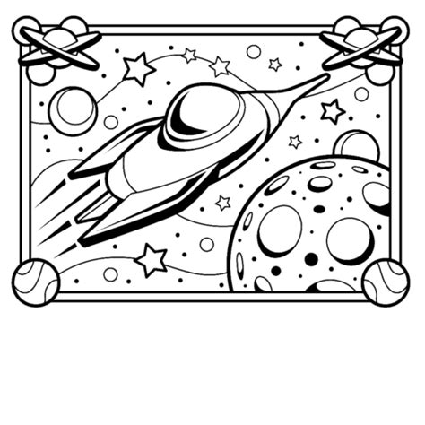 High quality coloring book pages and preschool coloring pages. 20 Free Space Coloring Pages Printable