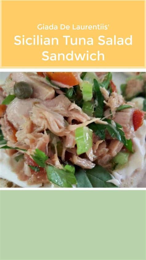 Sicilian Tuna Salad Sandwich Recipe Mommys Memorandum