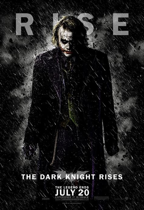 The Dark Knight Rises Joker Poster By Messenjah Matt The Dark
