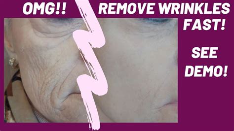 How To Remove Wrinkles Instantly With Instant Youth See Demonstration