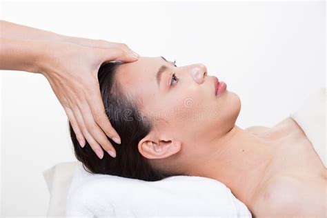 Ayurvedic Head Massage Therapy On Facial Forehead Stock Image Image Of Neck Care 147672283