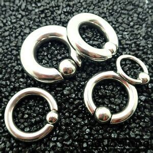 2MM 10MM Bcr Piercing Ring Curved Prince Albert Helix Intimate Steel