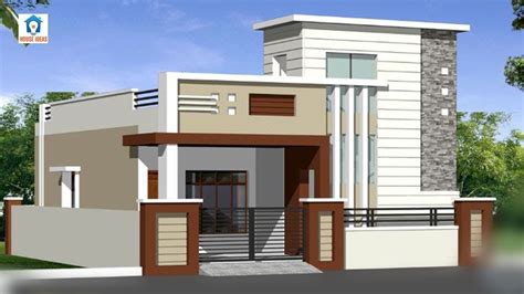 Front Elevation Modern Low Budget Single Floor House Design Most Beautiful Single Floor House