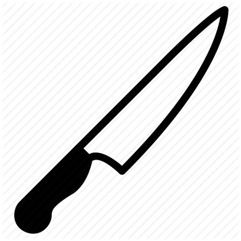 Picture of cartoon chef outline. Knife clipart outline, Knife outline Transparent FREE for ...
