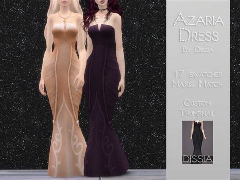 Azaria Dress By Dissia At Tsr Sims 4 Updates