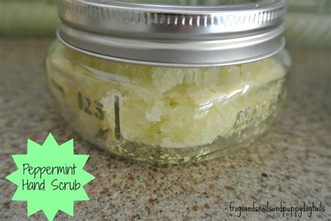 Homemade Peppermint Hand Scrub - FSPDT